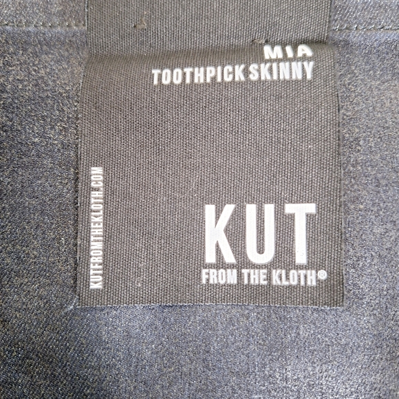 NWT Kut From The Cloth"The Toothpick Skinny"Plus-size Mia dark metallicfin. jean - Picture 8 of 13